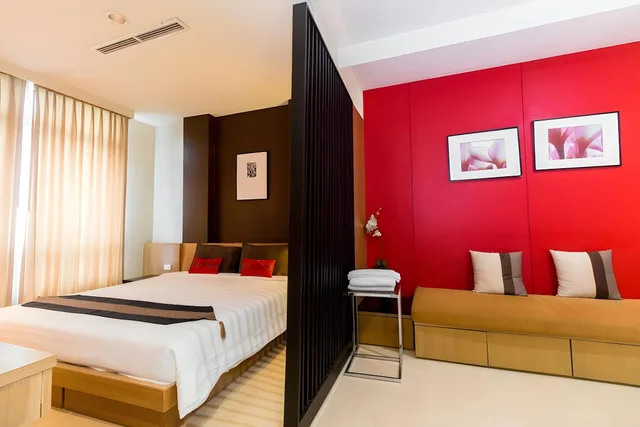 استوديو ديلوكس بسرير كينج، Silom Convent Garden 2/2