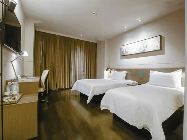 غرفة قياسية بسريرين منفصلين، Jinjiang Inn Select (Shanghai Nanjing Road Pedestrian Street) 1/1