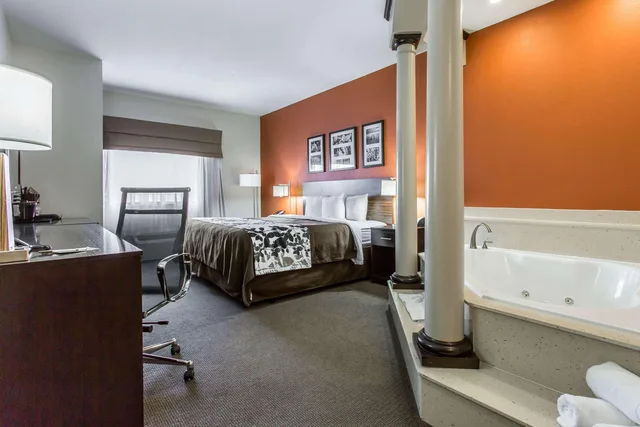 غرفة بسرير مزدوج، Sleep Inn & Suites Lubbock West 3/3