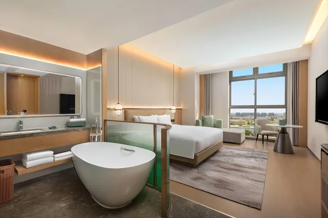 غرفة بزنس بسرير كينج، Wyndham Garden Shanghai Songjiang 2/3
