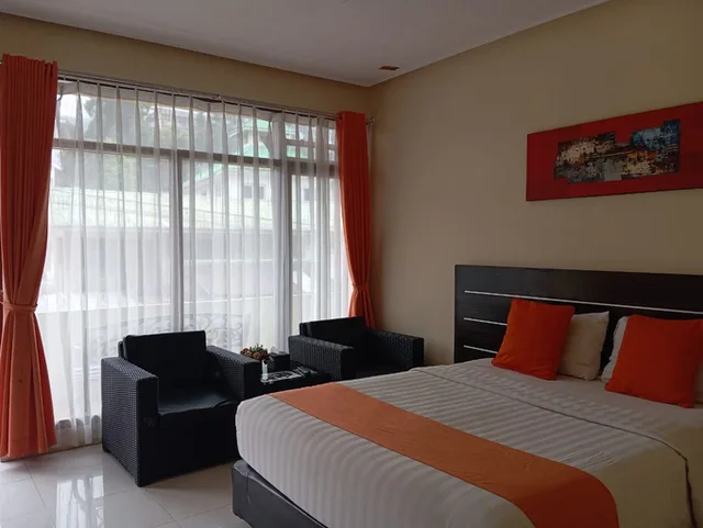غرفة قياسية بغرفة نوم واحدة، Alamsagita Puncak Hotel & Resort 1/2