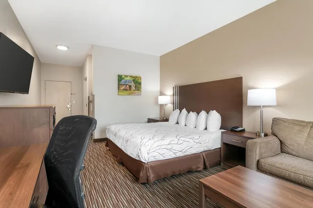 غرفة قياسية بسرير كينج مع أريكة لذوي الإعاقة، Best Western Brookfield 2/10