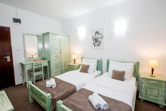 غرفة بسرير مزدوج أو سريرين منفصلين، HOTEL TRIM 5/10