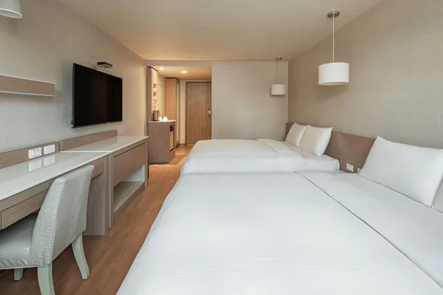 غرفة رباعية بسريرين مزدوجين، Kindness Hotel - Kaohsiung Main Station 1/7