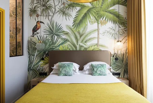 غرفة سوبيريور بسرير كوين بشرفة، Hotel Verlaine Cannes 3/10