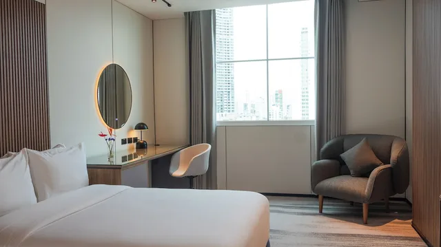 غرفة كلوب بسرير كينج بإطلالة على المدينة، Waymore Hotel Spa & Casino 1/4