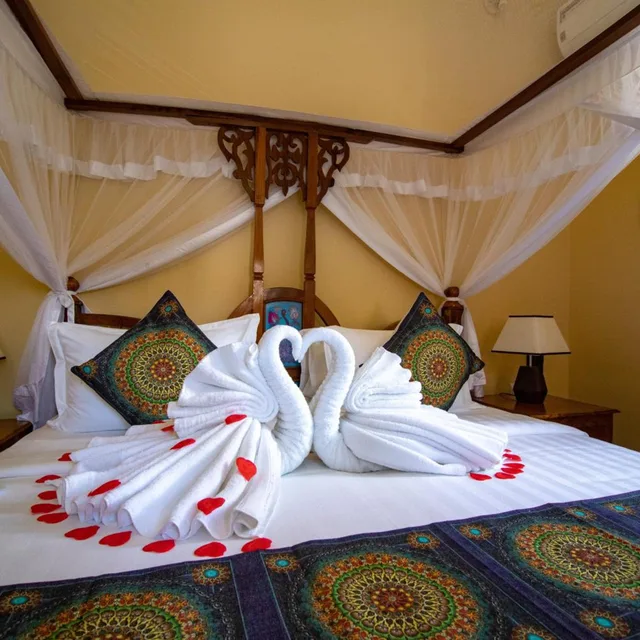 غرفة سوبيريور بسرير كينج، Sunny Palms Beach Bungalows 5/10