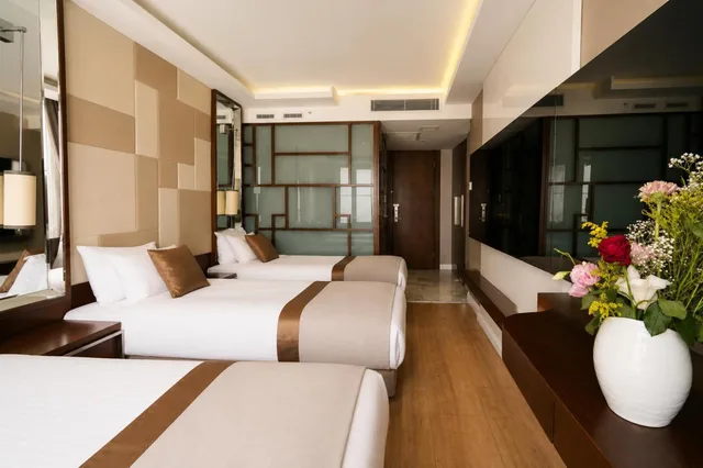 غرفة قياسية ثلاثية بسرير فردي بإطلالة على البحر، The Biancho Hotel Pera 6/7