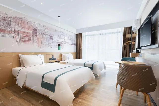 غرفة سوبيريور بسريرين منفصلين، City Comfort Inn (Haikou Xiuying District Wanda Plaza) 1/1