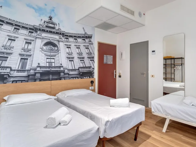 غرفة اقتصادية رباعية، B&B Hotel Milano Ornato 2/6