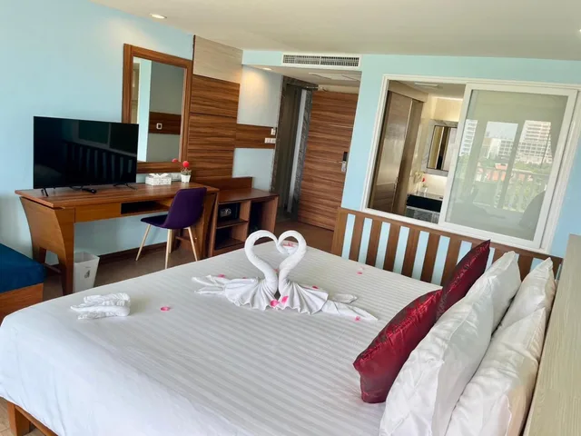 غرفة ديلوكس بسرير كينج، Saisawan Beach Resort 3/9