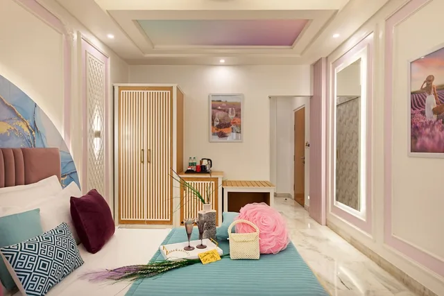 Theme, Modern, Double Bed, Sofa، SARANG PALACE 3/4