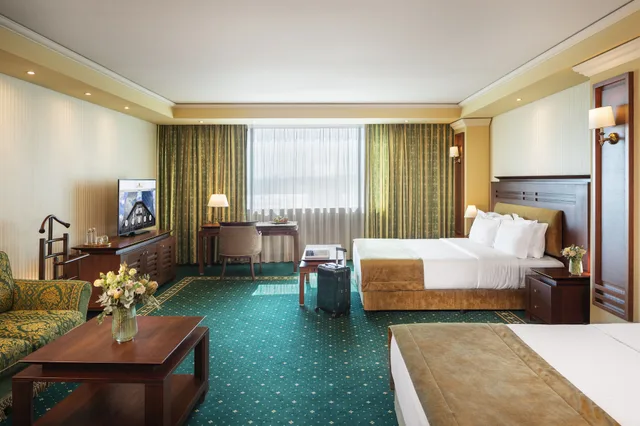 غرفة تنفيذية بسريرين منفصلين بإطلالة، GRAND HOTEL SOFIA 1/4