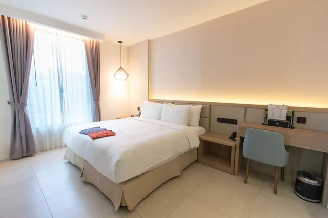 غرفة قياسية بسرير كوين، Hsing Fu Hotel 2/5