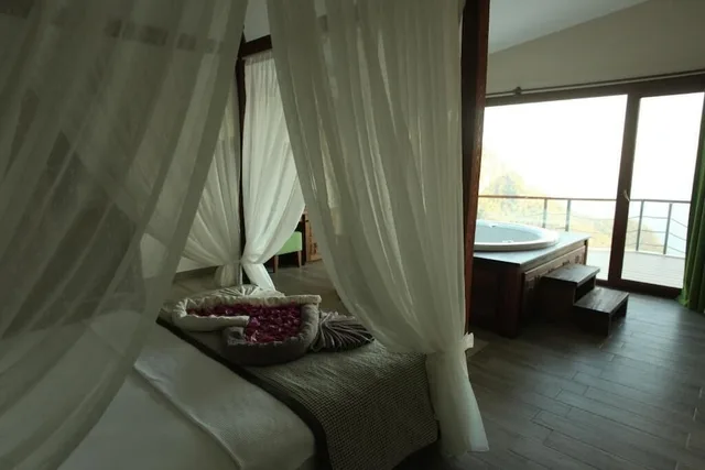 جناح بسرير كوين بإطلالة على البحر، Lissiya Hotel 7/8