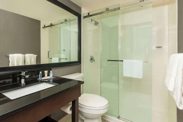Room, Queen Bed, Ground Floor, Accessible, Comfort Inn Sault Ste Marie ON 3/4