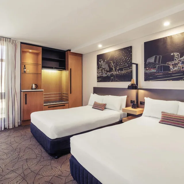غرفة سوبيريور بسريرين منفصلين، Mercure Brisbane King George Square 3/8