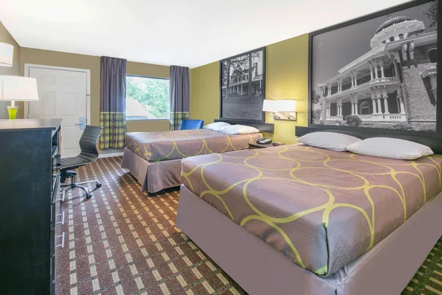 غرفة بسريرين مزدوجين للمدخنين، Super 8 By Wyndham Ocean Springs Biloxi 1/2