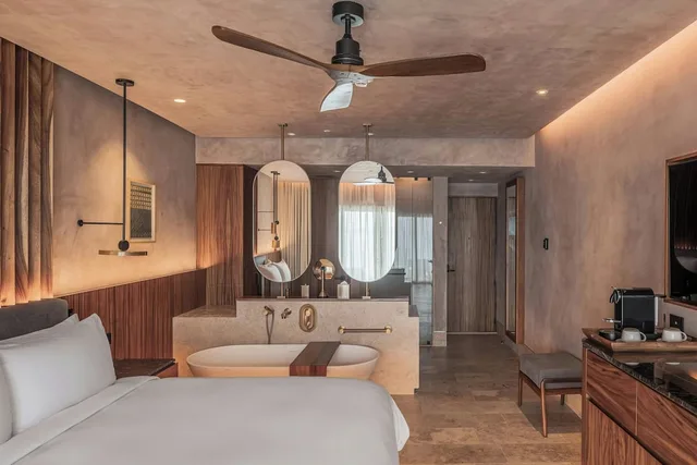 غرفة ديلوكس بسريرين مزدوجين بشرفة، Almare, a Luxury Collection Adult All-Inclusive Resort, Isla Mujeres 4/6