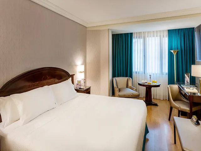 Room, Single, Double Bed, Square View, Sercotel Gran Hotel Conde Duque 2/8