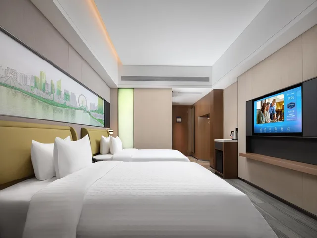غرفة سوبيريور بسريرين منفصلين، Hampton by Hilton Tianjin Wuqing 1/1