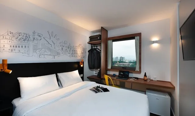 غرفة قياسية بسرير مزدوج، B&B Hotels Sao Paulo Luz 4/8