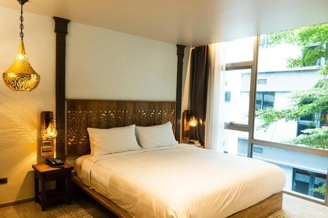 غرفة عائلية بسرير مزدوج، Tints of Blue Hotel 2/10