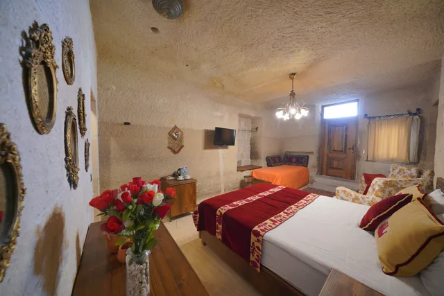غرفة ديلوكس بسرير كوين، Salkim Cave House 1/4