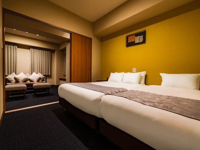 جناح بريميوم بثلاثة أسرّة بجاكوزي، Randor Residential Hotel Kyoto Suites 1/1