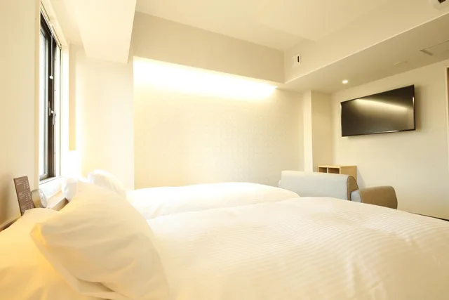 Universal, Twin Beds، AB Hotel Yukuhashi 1/1