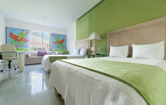 غرفة غراند بسريرين مزدوجين، MM Grand Hotel Puebla, Tapestry Collection by Hilton 2/2