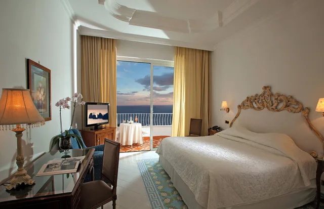 غرفة ديلوكس بسرير مزدوج بإطلالة على المتنزه، Grand Hotel Quisisana 4/5