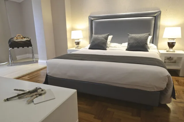 غرفة ثلاثية بسرير مزدوج وسرير فردي، La Villetta Suite 3/5