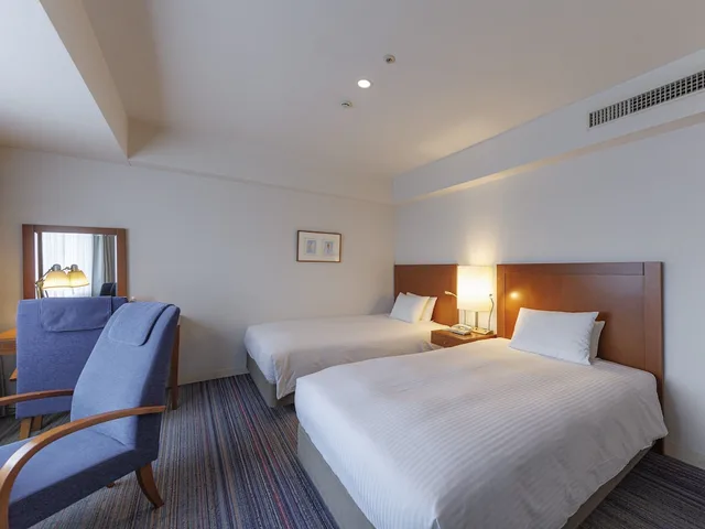 غرفة قياسية مفردة بسريرين منفصلين، Station Hotel Kokura 2/4