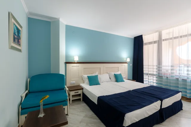 Standard, Double Bed, Lateral Side Sea View، EVRIDIKA NESSEBAR 3/7