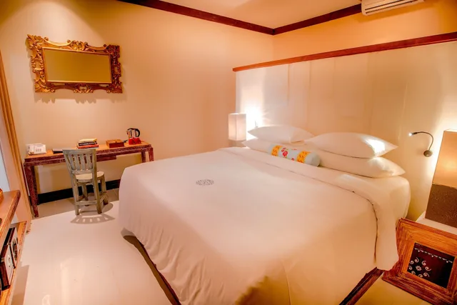 غرفة ديلوكس بسريرين منفصلين بإطلالة على الحديقة، Rama Residence Petitenget Hotel 3/10