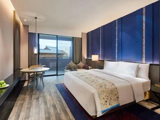 Guest Room, King Bed, River View, City View, Night View, Balcony، Wanda Realm Resort Nanning 1/1