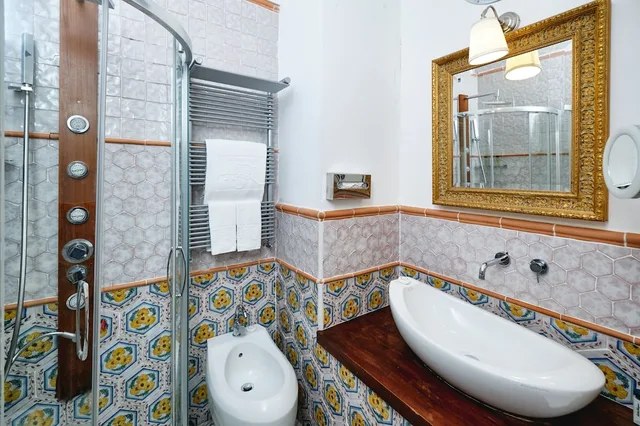 غرفة عائلية بسرير كوين وسريرين منفصلين، Hotel Botanico San Lazzaro 4/5