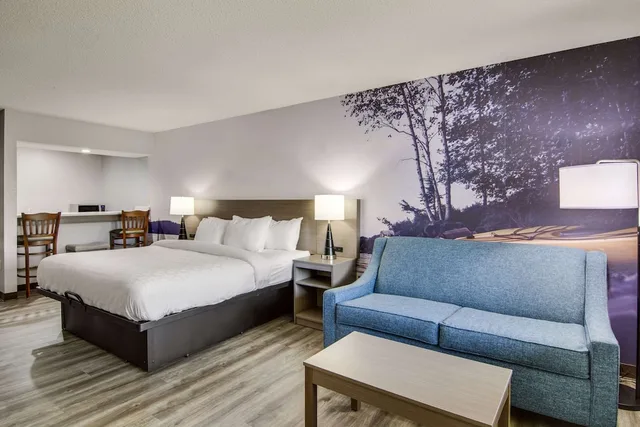 غرفة قياسية بسرير كينج، Clarion Pointe on the lake Clarksville-South Hill West 7/10
