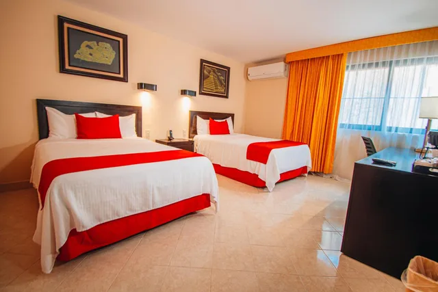 غرفة بسريرين منفصلين، Eco City Hotel 7/10