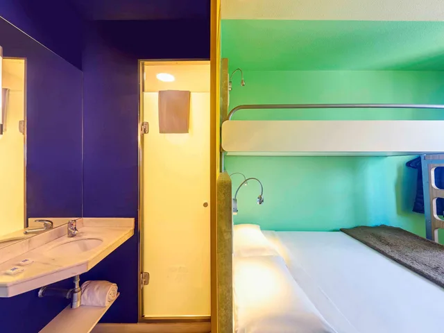 غرفة قياسية بسرير مزدوج وسرير فردي، Ibis Budget SP Centro Sao Joao 8/8