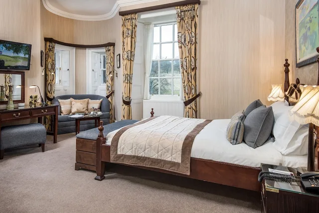 غرفة فاخرة بسرير كينج، Cringletie House Hotel 6/9