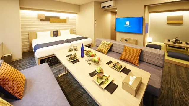 غرفة يابانية غربية غراند، MONday Apart Premium Hamamatsucho 1/1