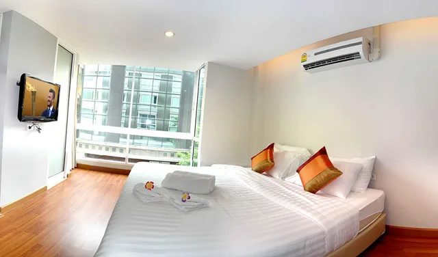 غرفة قياسية بسرير مزدوج، Nantra Sukhumvit 39 Hotel 1/1