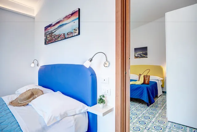 غرفة إليت بسرير مزدوج بإطلالة على البحر بغرفة نوم واحدة، Agriturismo Oleum 3/4