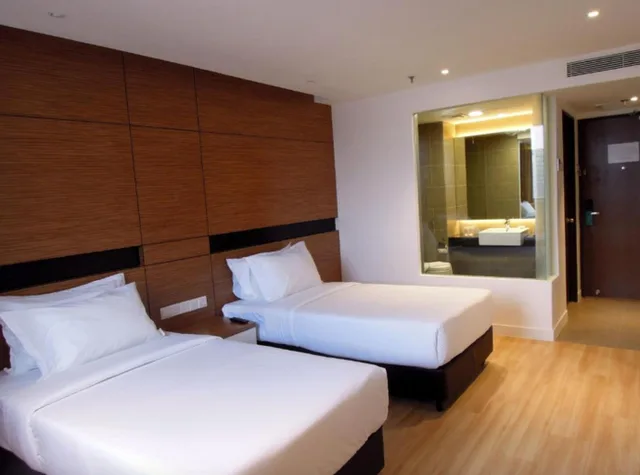 غرفة ديلوكس بسريرين منفصلين للمدخنين، Hotel Excelsior Ipoh 1/2