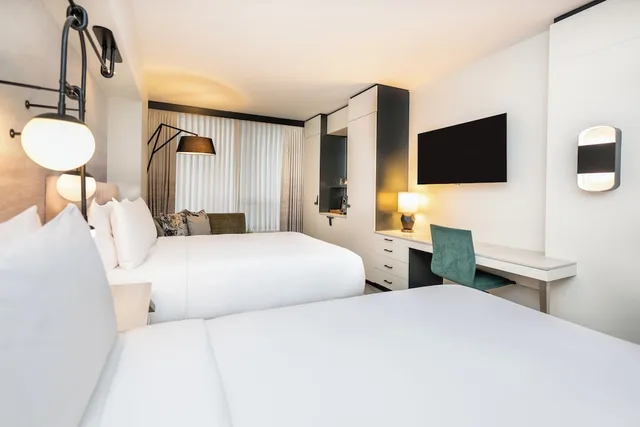غرفة بسريرين كوين بإطلالة على المدينة لذوي الإعاقة، Hotel 1000 Seattle 3/9