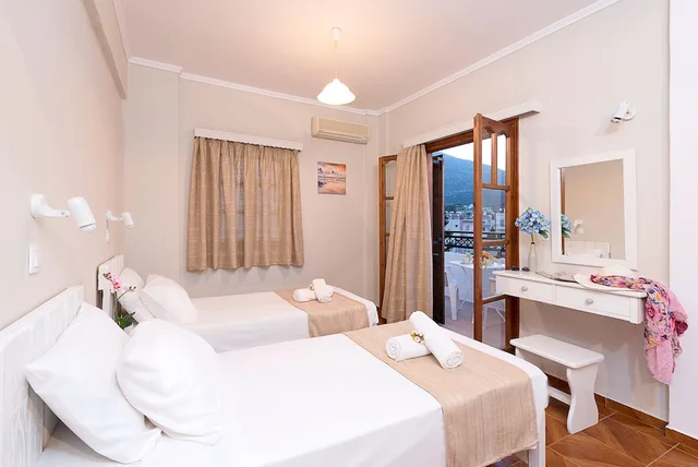 غرفة ديلوكس بسرير مزدوج، Kostas Apartments 9/10