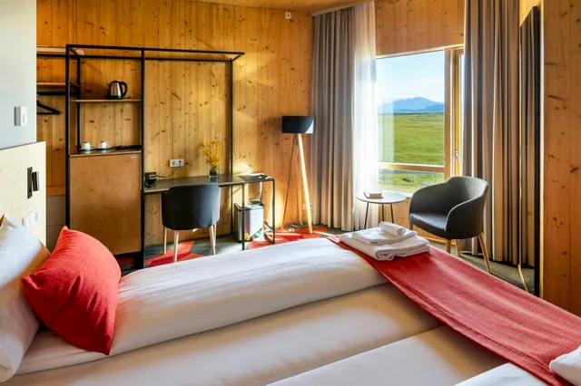 غرفة بسرير مزدوج أو سريرين منفصلين، Landhotel 1/4