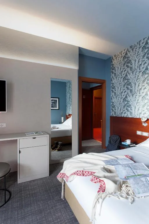 غرفة كلاسيكية بسرير مزدوج أو سريرين منفصلين بإطلالة على الجبل، Hotel Tremoggia 1/3